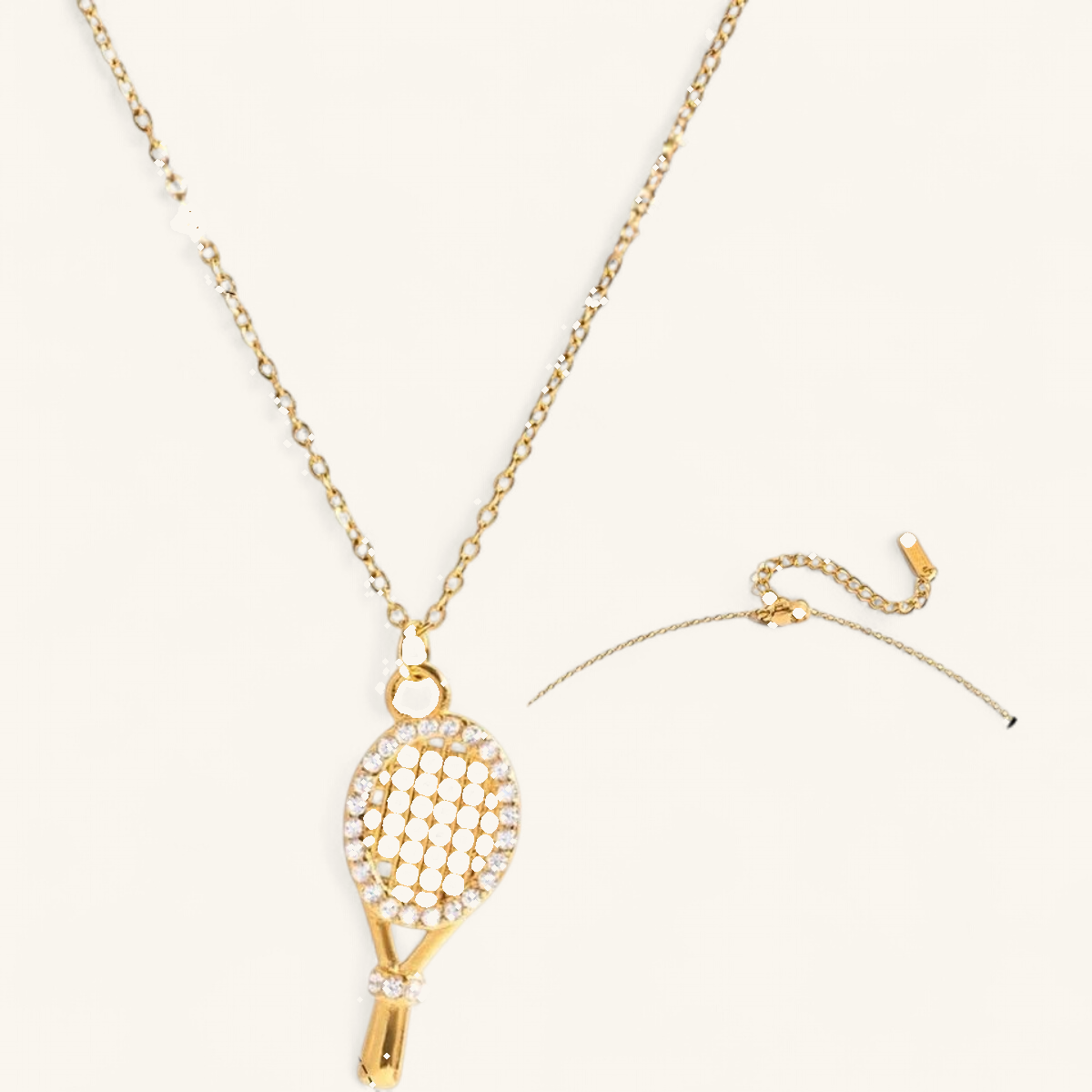Match Point Necklace — clean studio packshot