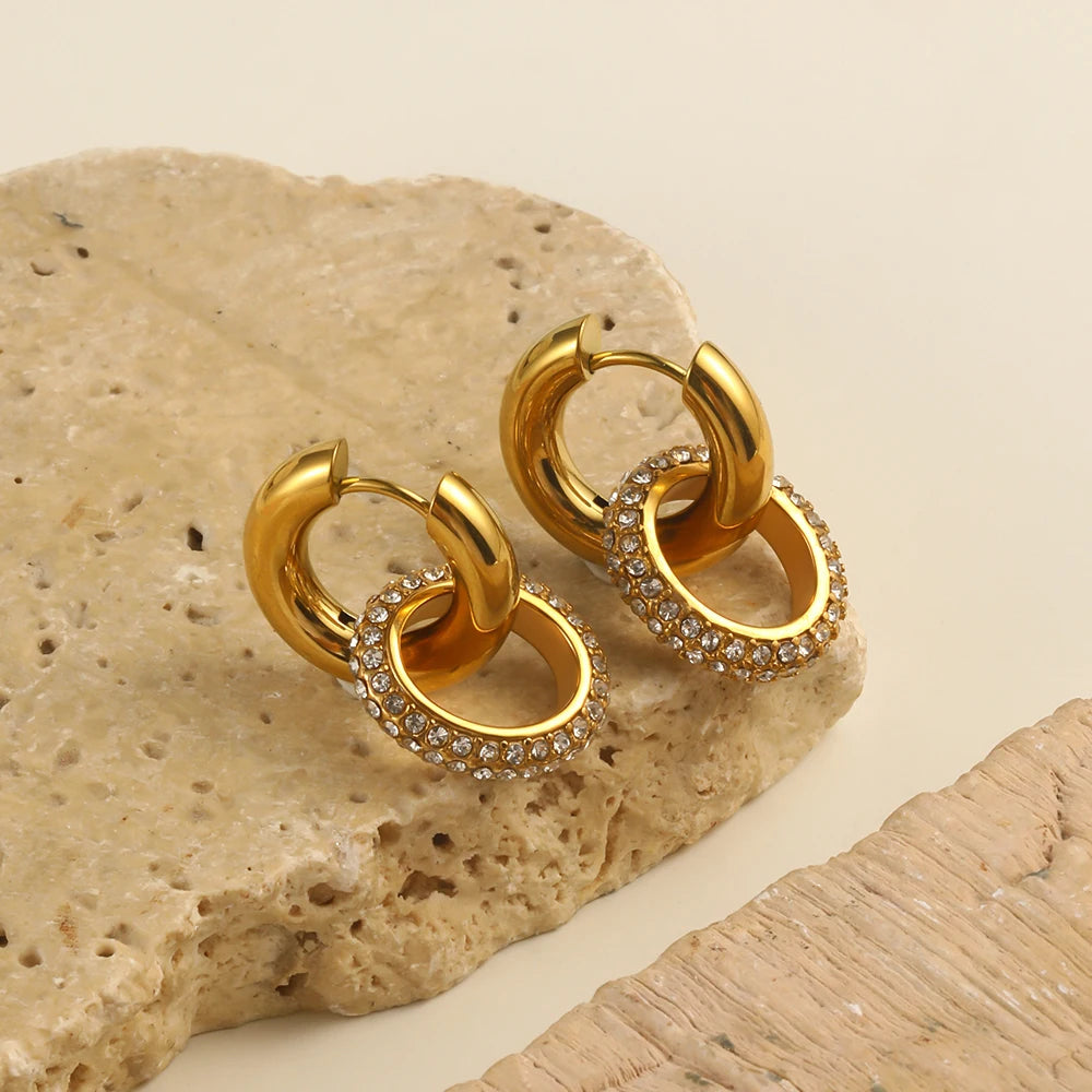 Crystal Double Hoops — supplier angle 1