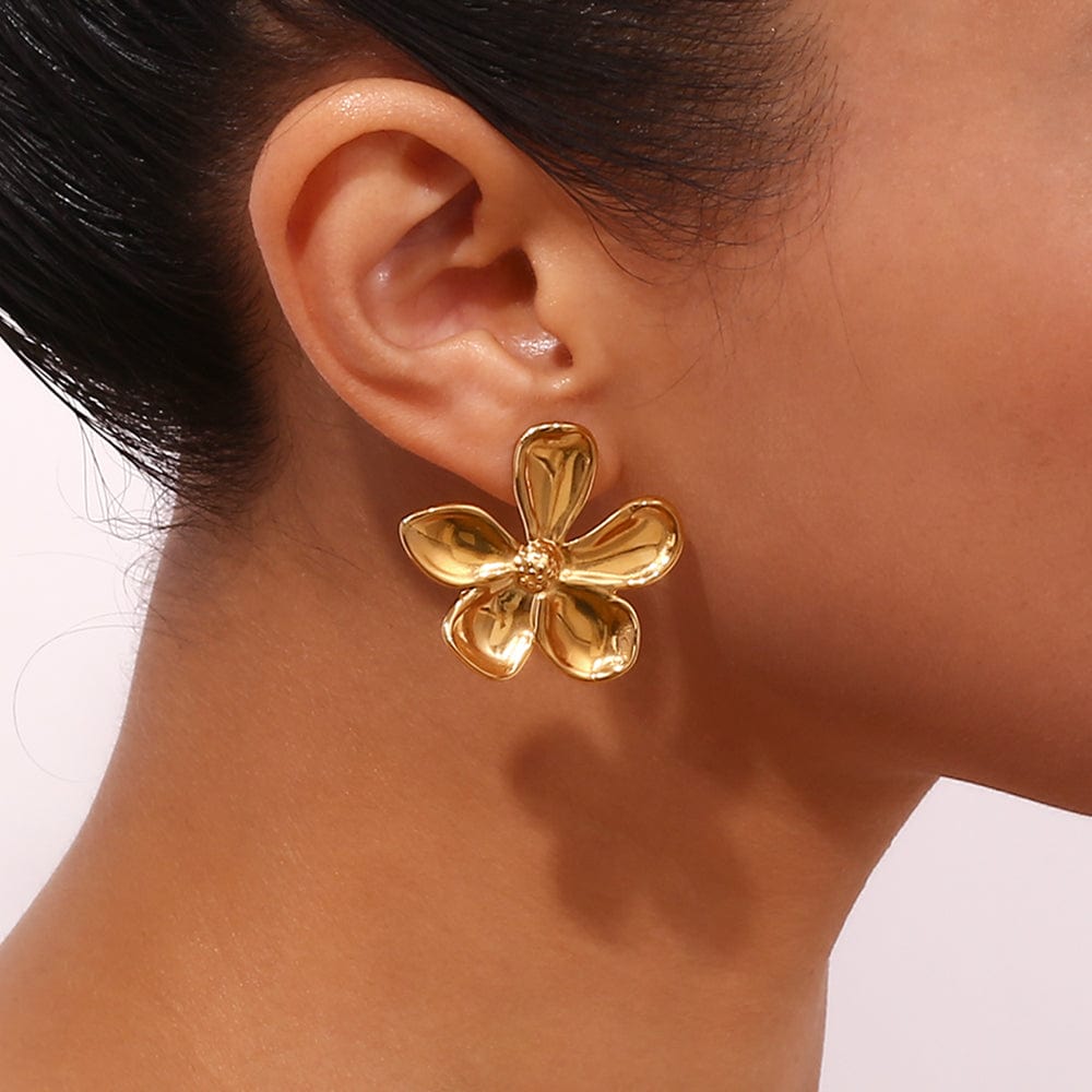 Petal Bloom Oversized Studs   <br> ⭐⭐⭐⭐⭐(122)