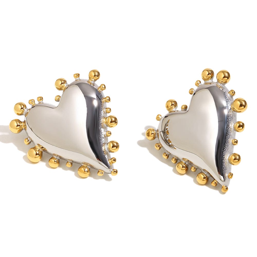 Celestial Heart Studs   <br> ⭐⭐⭐⭐⭐(174)