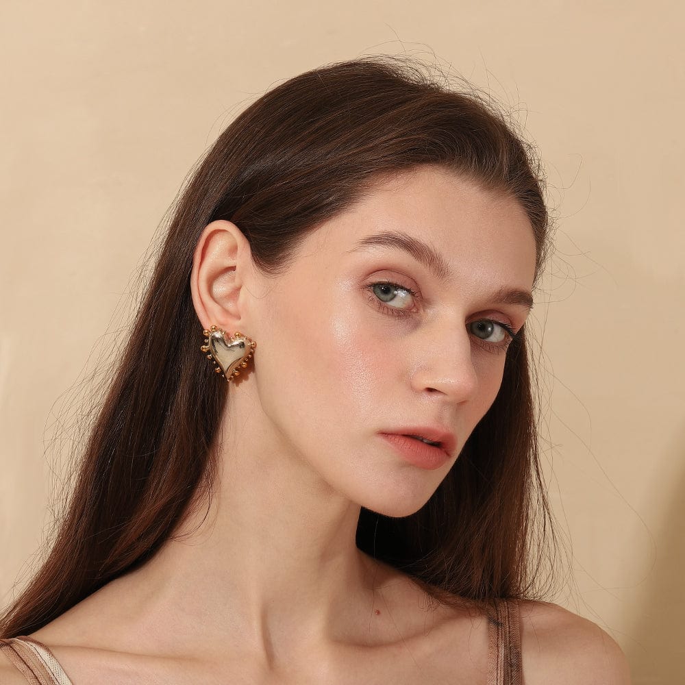 Celestial Heart Studs   <br> ⭐⭐⭐⭐⭐(174)