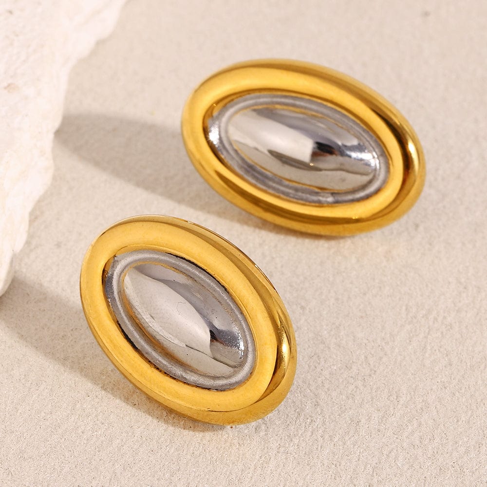 Dual Tone Dome Studs   <br> ⭐⭐⭐⭐⭐(142)