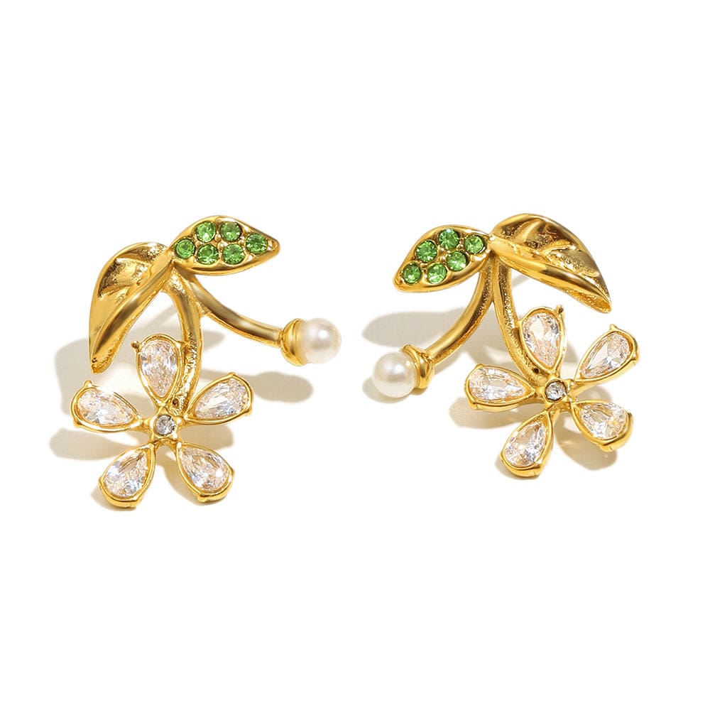 Aurora Zircon Bloom Studs  <br>  ⭐⭐⭐⭐⭐(139)