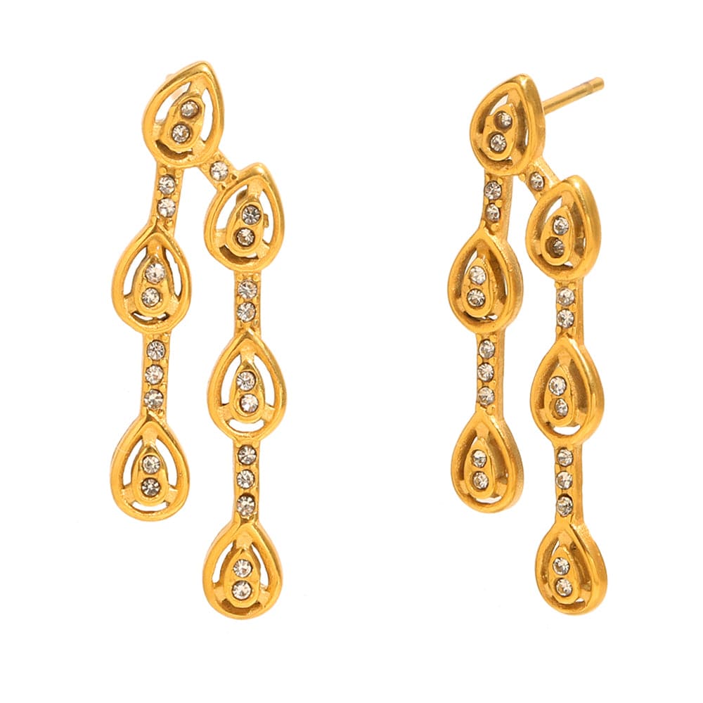 Dewdrop Crystal Danglers   <br> ⭐⭐⭐⭐⭐(167)
