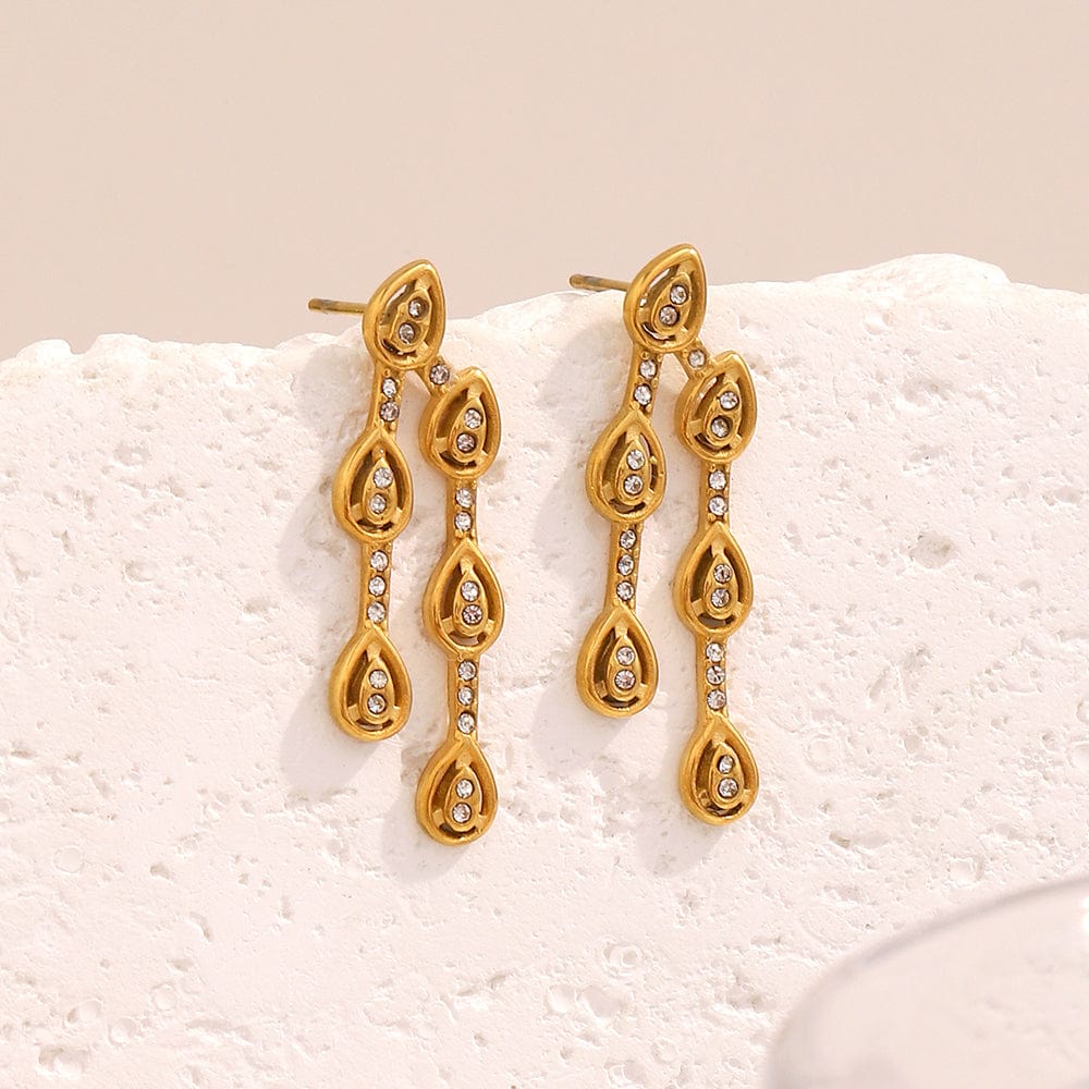 Dewdrop Crystal Danglers   <br> ⭐⭐⭐⭐⭐(167)