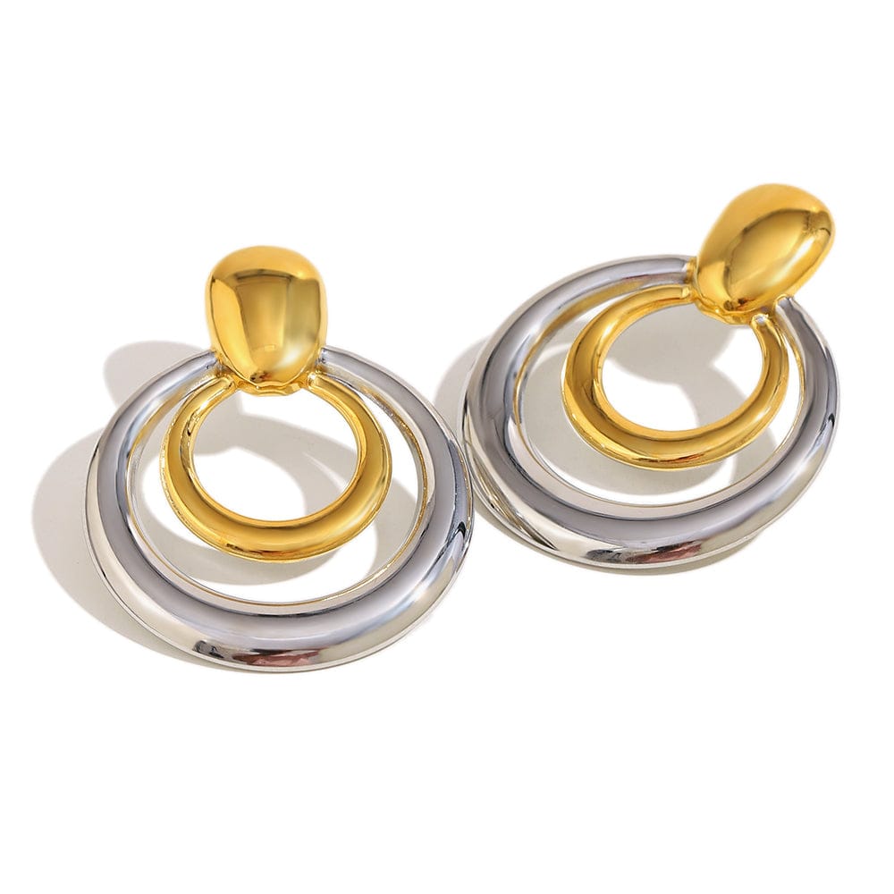 Two-Tone Concentric Hoops