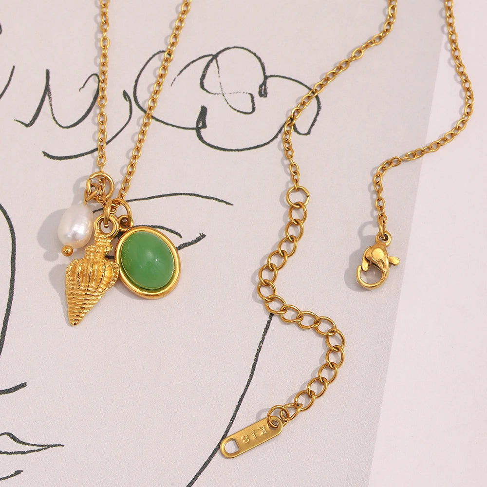 Tara Charm Necklace — supplier angle 2