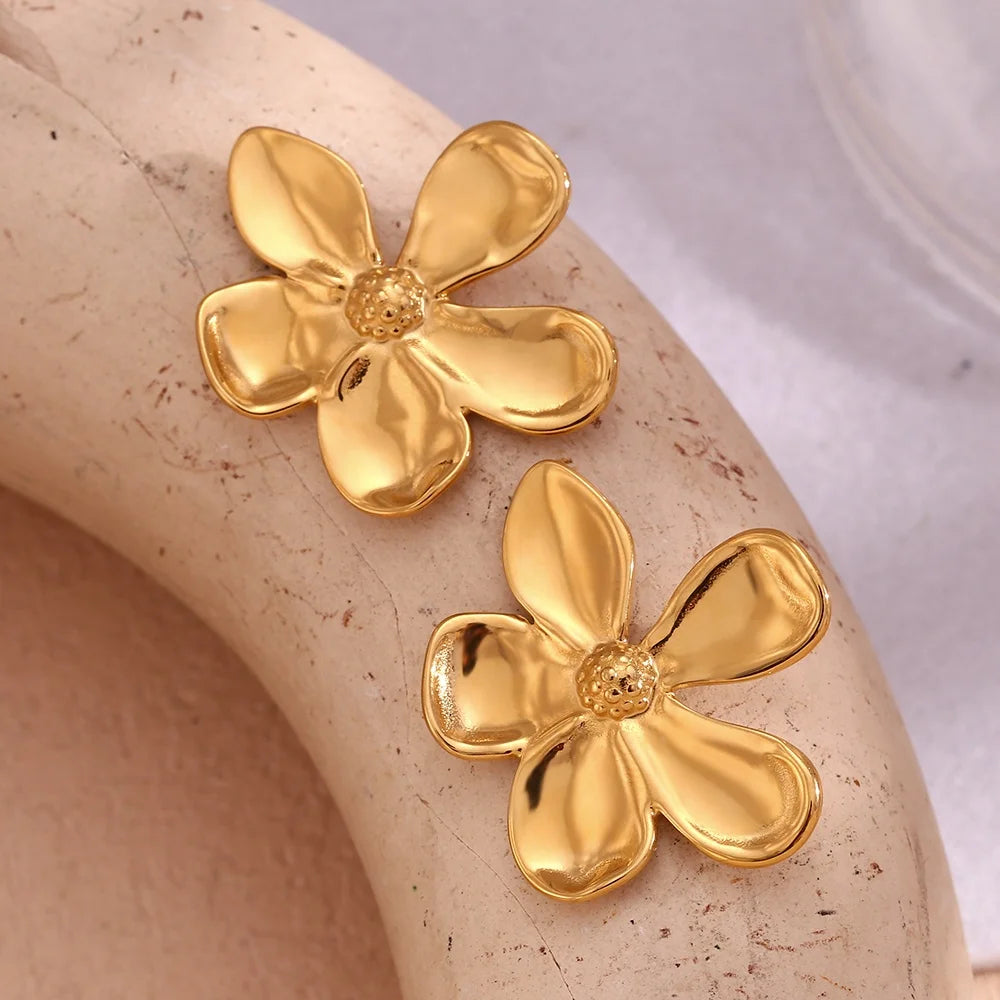 Petal Bloom Oversized Studs — supplier angle 2