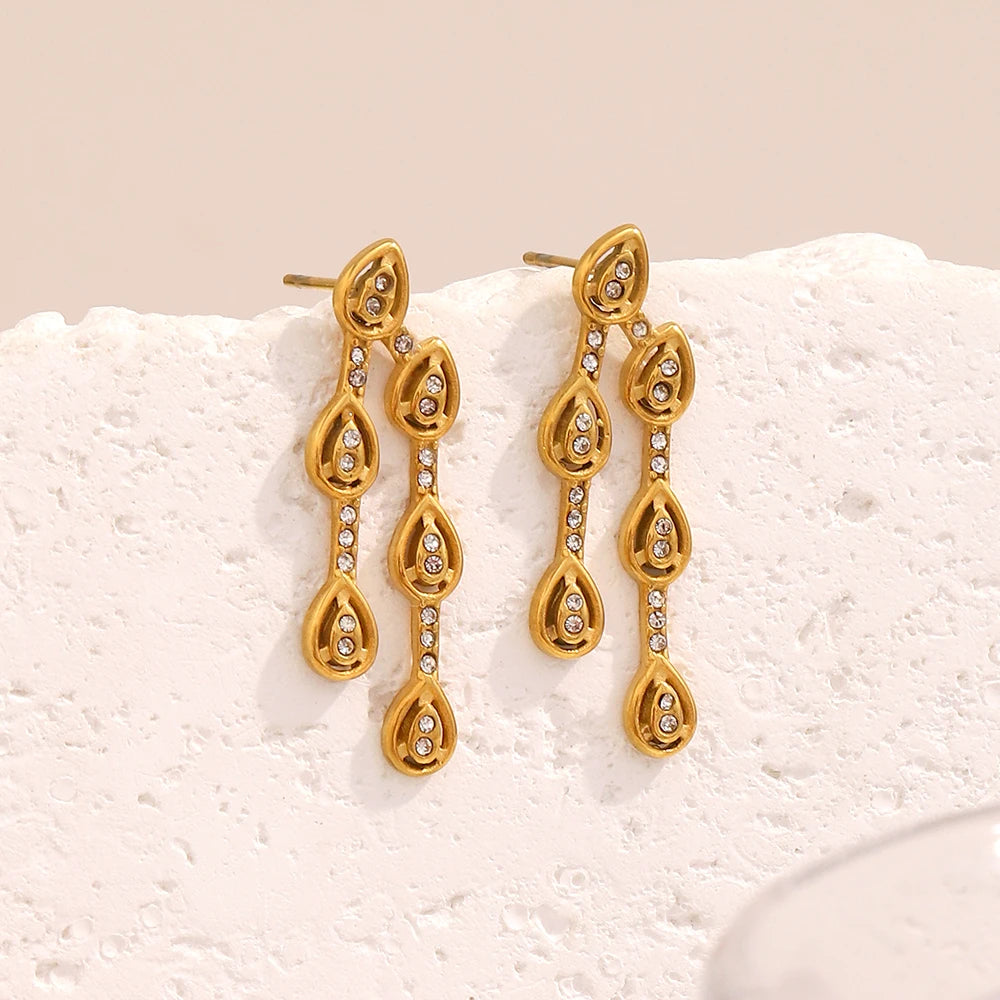 Dewdrop Crystal Danglers — supplier angle 1