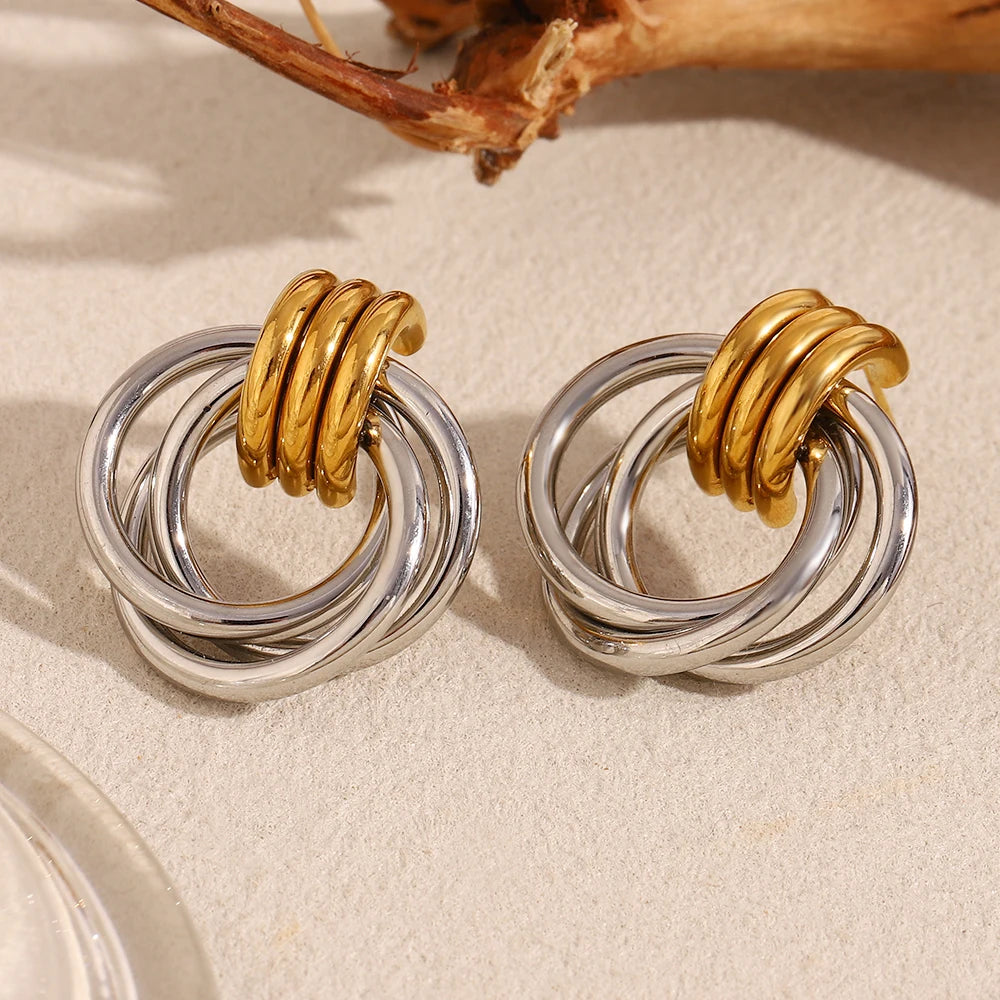 Multiring Dual-Tone Studs — supplier angle 2