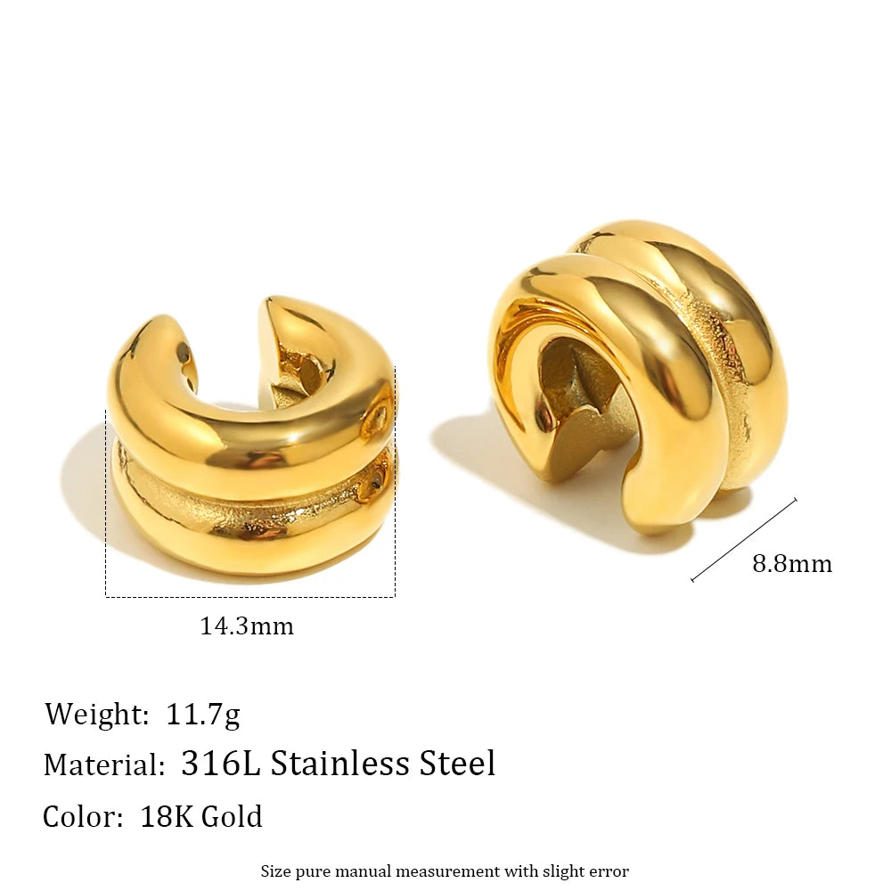 Ear Cuff (Clip-On, No Piercing) — dimensions