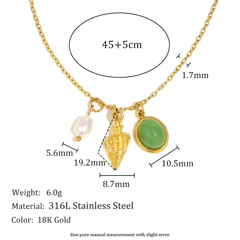 Tara Charm Necklace — dimensions