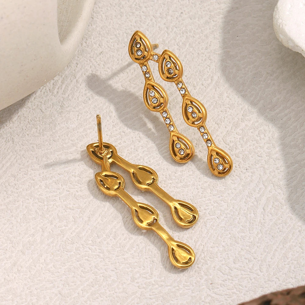 Dewdrop Crystal Danglers — supplier angle 2