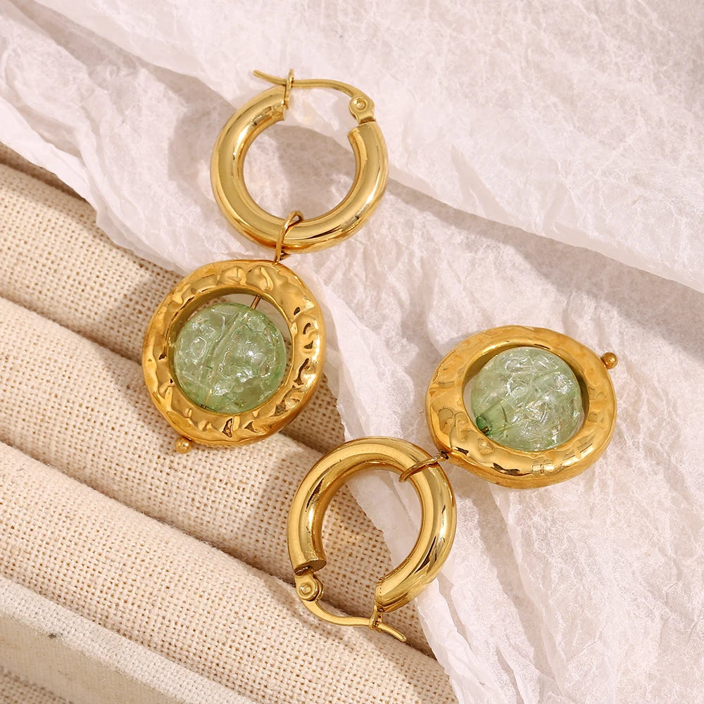 Green Glass Orb Drops — supplier angle 2