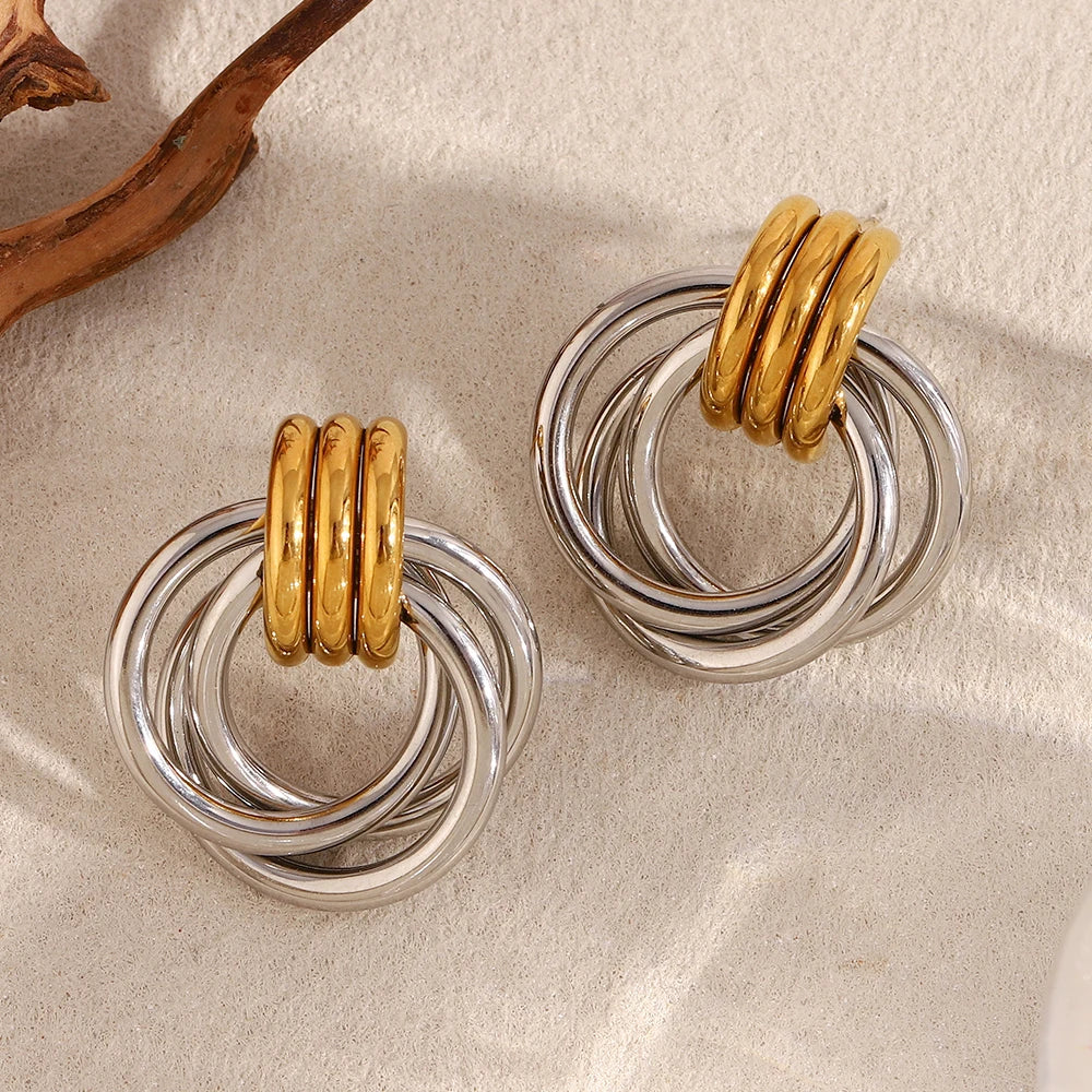 Multiring Dual-Tone Studs — supplier angle 1