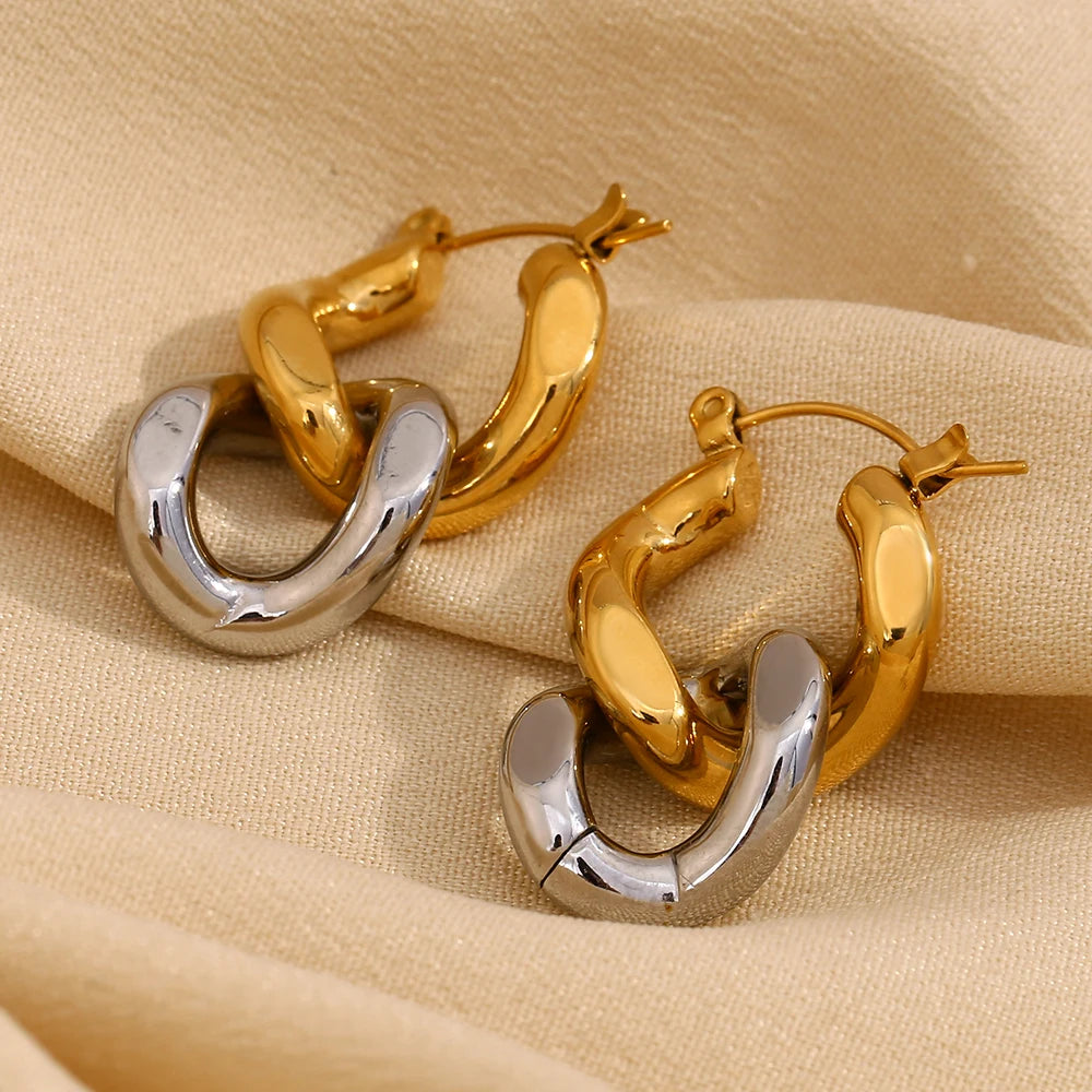 Twisted Dual-Tone Studs — supplier angle 1