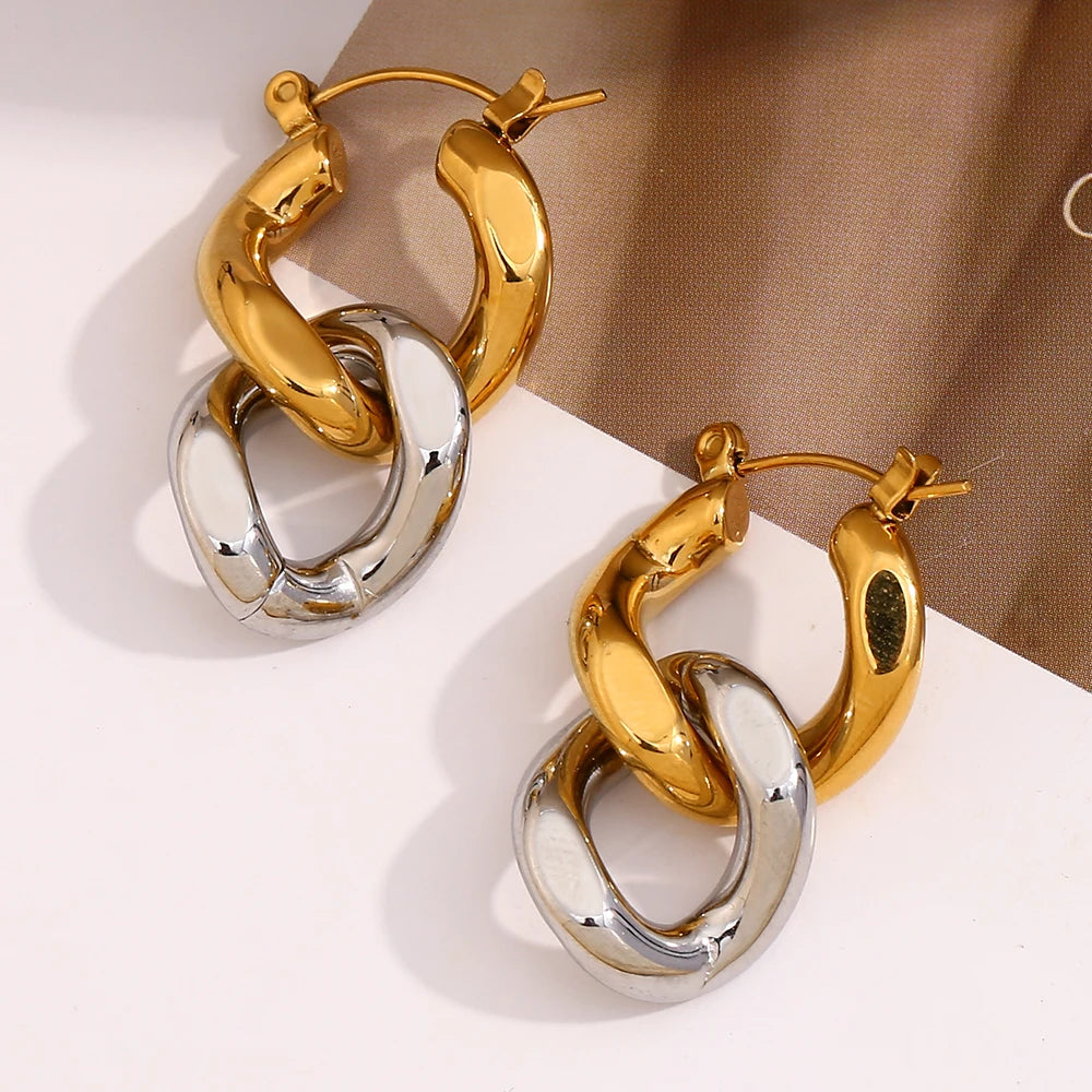 Twisted Dual-Tone Studs — supplier angle 2