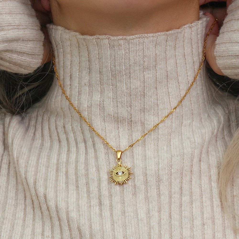 Evil Eye Necklace   <br> ⭐⭐⭐⭐⭐(120)