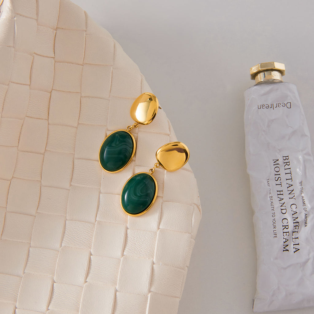 Forest Oval Resin Drops